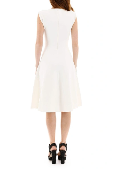 Shop Stella Mccartney Flared Sleeveless Dress In White