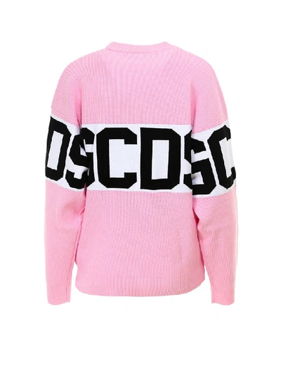 Shop Gcds Logo Jumper In Pink