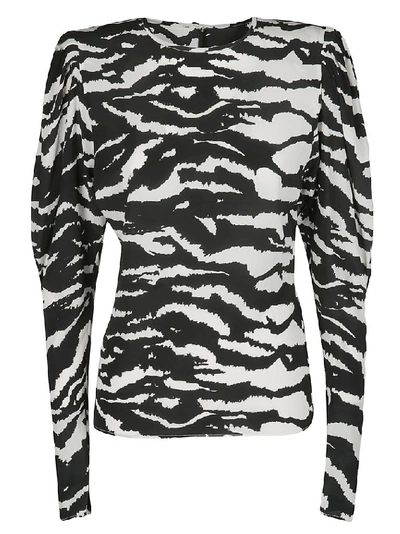 Shop Isabel Marant Printed Blouse In Multi