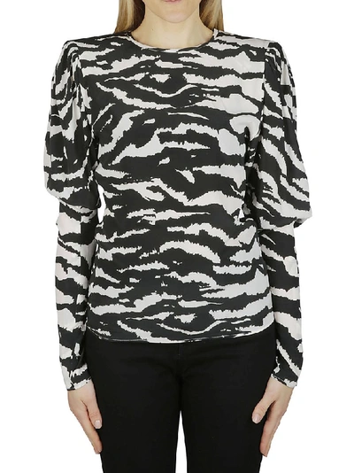 Shop Isabel Marant Printed Blouse In Multi