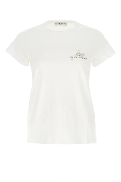 Shop Givenchy Logo T In White