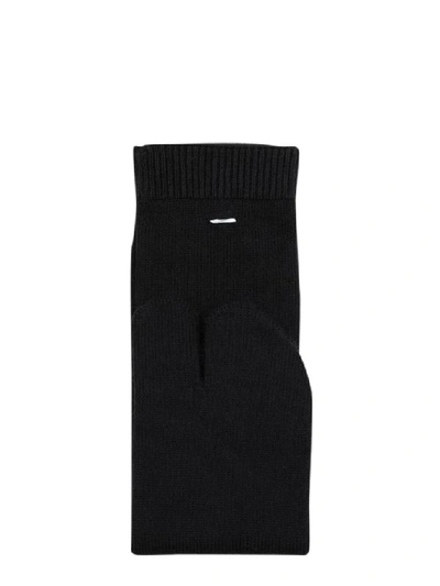 Shop Maison Margiela Tabi Ankle Socks In Black