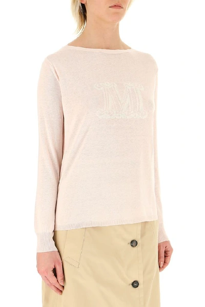 Shop Max Mara M Pullover In Pink