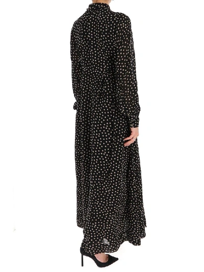 Shop Ganni Polka In Black