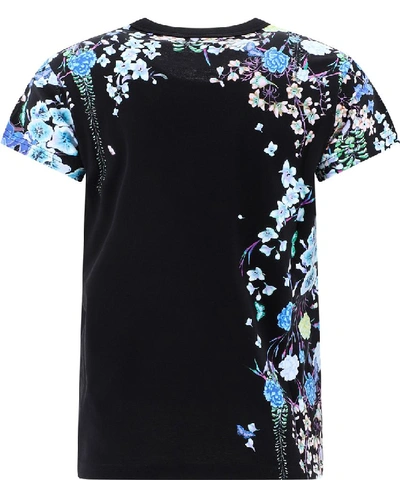 Shop Givenchy Floral Printed T In Black