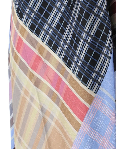 Shop Ganni Patchwork Print Slip Maxi Dress In Multi