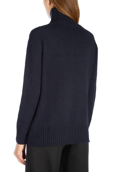 Shop 's Max Mara Gnomo Turtleneck Pullover In Blue