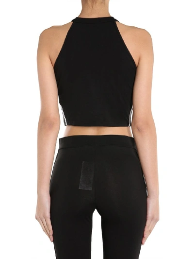 Shop Fila Tama Cropped Top In Black