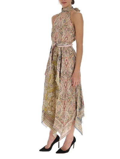 Shop Zimmermann Paisley Print Dress In Multi