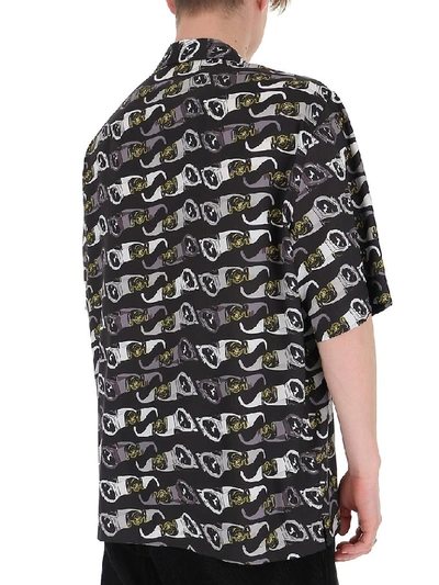 Shop Versace Sunglasses Print Shirt In Multi