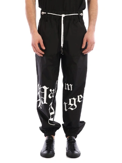 Shop Palm Angels New Gothic Sweatpants In Black