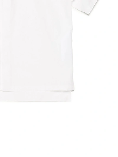 Shop Maison Margiela Oversized Bowling Shirt In White