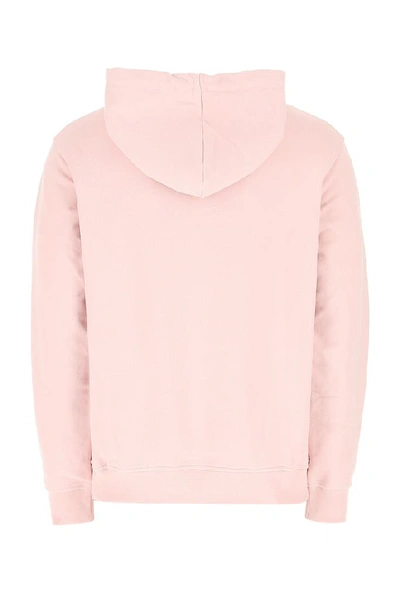 Shop Maison Margiela Logo Patch Hoodie In Pink