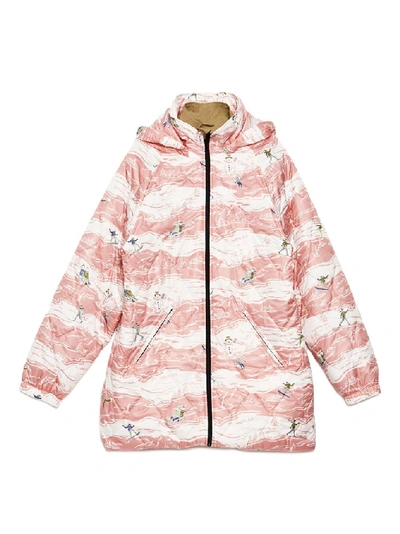 Shop Martine Rose Printed Quilted Jacket In Multi