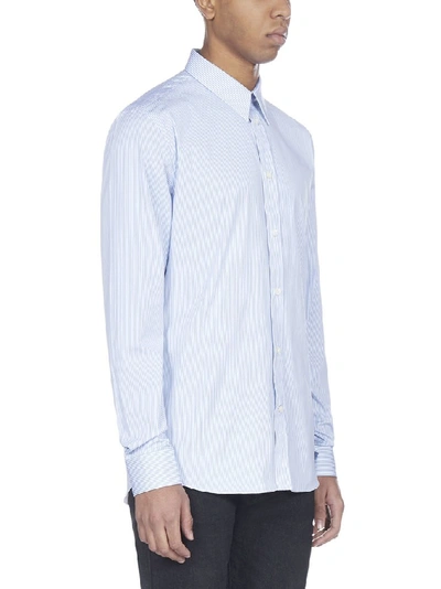Shop Givenchy Striped Shirt In Blue