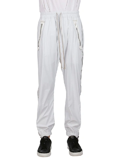 Shop Rick Owens Parachute Track Pants In White