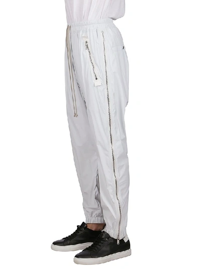 Shop Rick Owens Parachute Track Pants In White