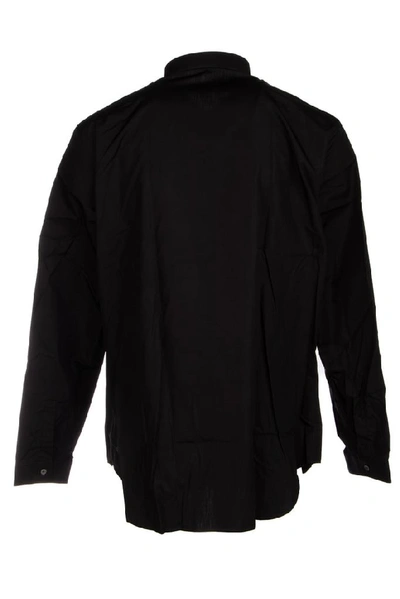 Shop Dior Homme Bee Embroidered Shirt In Black