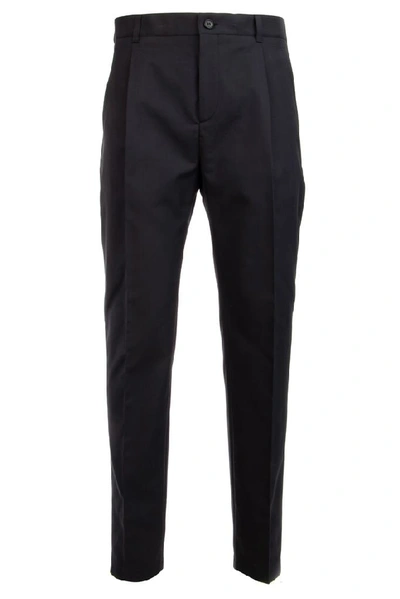 Shop Dior Homme Tailored Pants In Navy