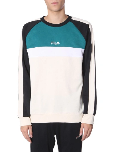 Shop Fila Crewneck Sweatshirt In Multi