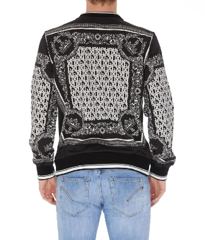 Shop Dolce & Gabbana Logo Motif Sweatshirt In Black