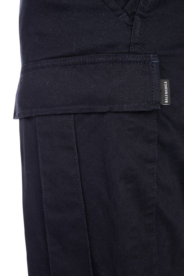 navy cargo jeans balenciaga