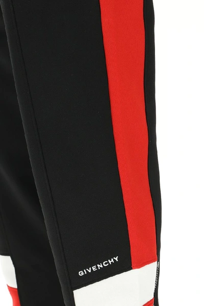 Shop Givenchy Panelled Trackpants In Black