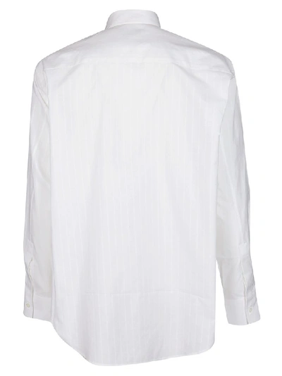 Shop Givenchy Branded Tape Shirt In White