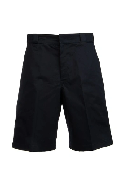 Shop Prada Bermuda Shorts In Blue