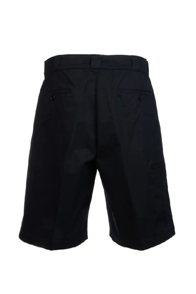 Shop Prada Bermuda Shorts In Blue