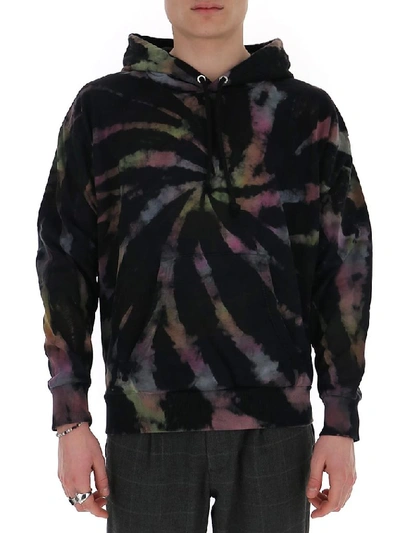 Shop Diesel Tie Dye Print Hoodie In Multi