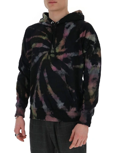 Shop Diesel Tie Dye Print Hoodie In Multi