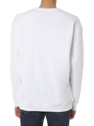 Shop Moschino Couture Crewneck Sweatshirt In White