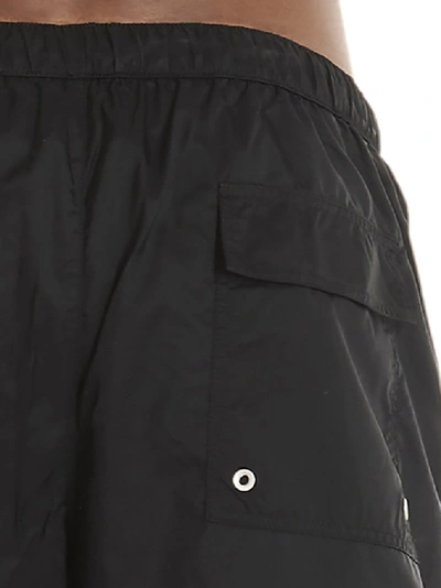 Shop Heron Preston Logo Swim Shorts In Black