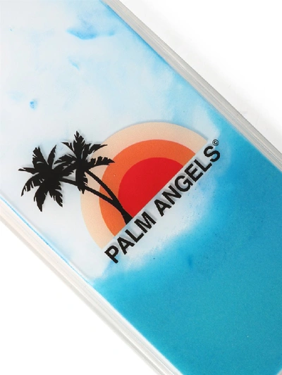 Shop Palm Angels Sunset Iphone Xr Case In Blue
