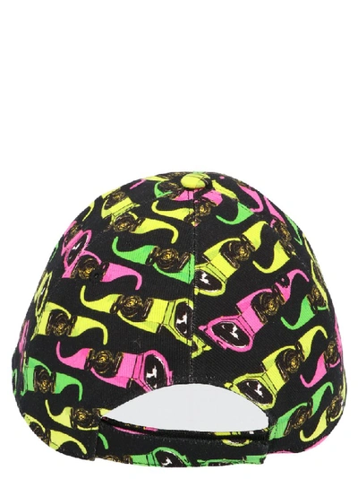 Shop Versace Sunglasses Print Baseball Cap In Multi