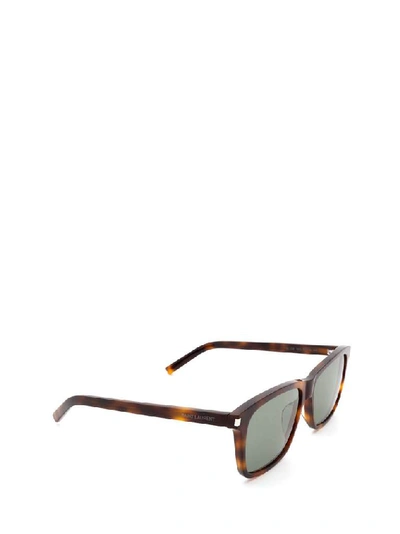 Shop Saint Laurent Eyewear Lexington Sunglasses In Brown