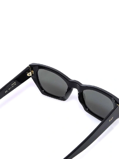 Shop Retrosuperfuture Squared Frame Sunglasses In Black