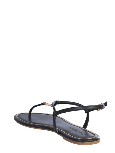 Shop Tory Burch Emmy Slingback Sandals In Black