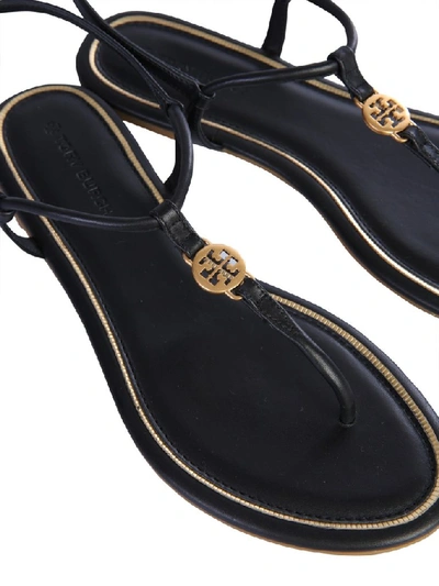 Shop Tory Burch Emmy Slingback Sandals In Black