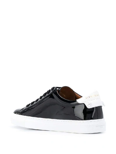 Shop Givenchy Logo Sneakers In Black