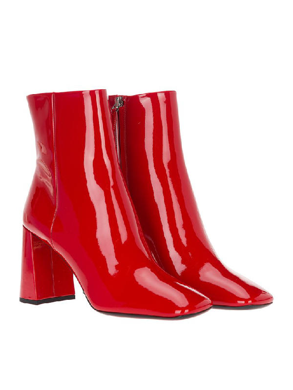 prada red patent leather shoes