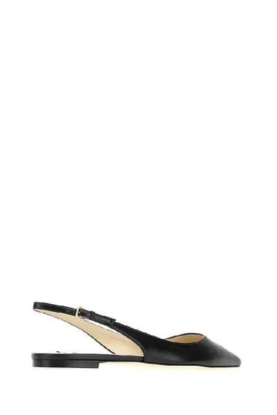 Shop Jimmy Choo Erin Flats In Black