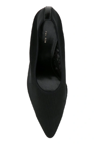 Shop The Row Pointed Toe Sock Pumps In Black