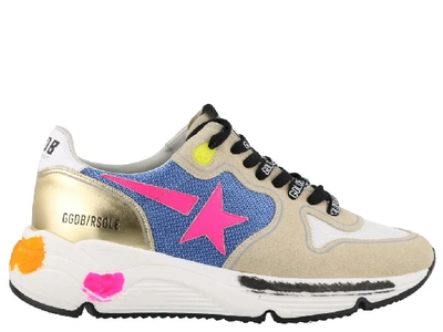 Shop Golden Goose Deluxe Brand Running Sole Sneakers In Multi