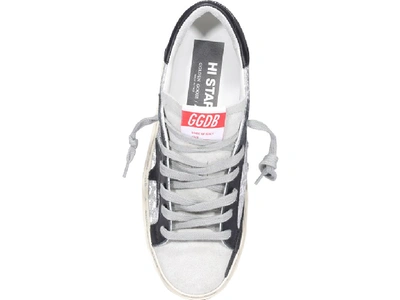 Shop Golden Goose Deluxe Brand Hi Star Sneakers In Silver