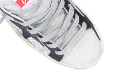 Shop Golden Goose Deluxe Brand Hi Star Sneakers In Silver