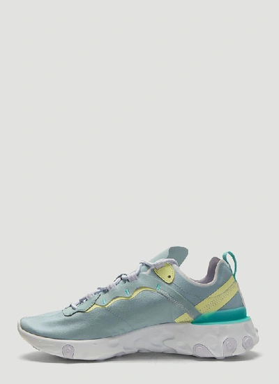 Shop Nike React Element 55 Sneakers In Blue