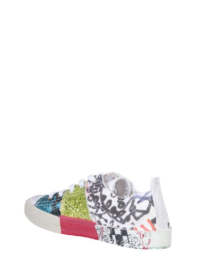 Shop Maison Margiela Patchwork Sneakers In Multi