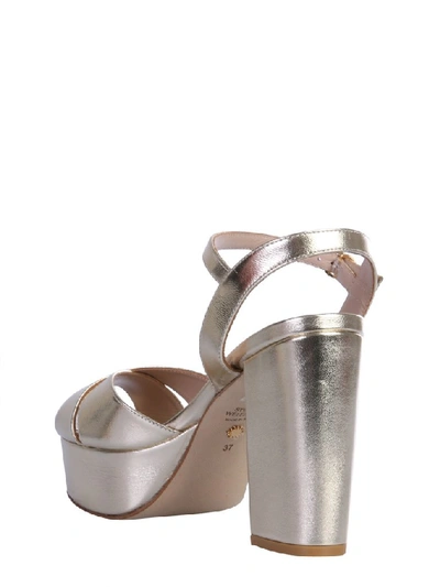 Shop Stuart Weitzman Ivona Sandals In Silver